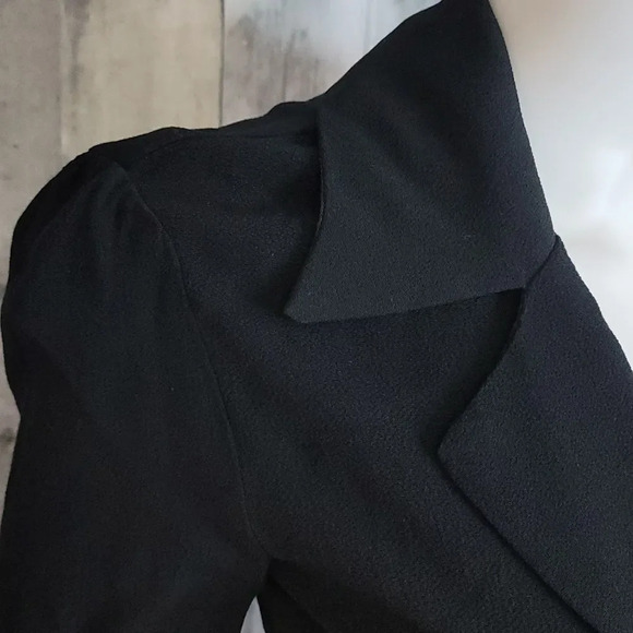 NWOT Reformation Jett Black Collared Jumpsuit - Picture 8 of 15